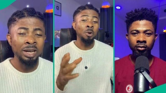 Assista ao vídeo como o homem compartilha como ele perdeu N150.000 para meninos do Yahoo, as pessoas reagem

