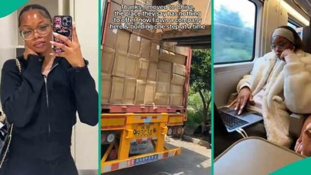 Assista ao vídeo como senhora nigeriana que se mudou para a China mostra sua vida de luxo após a empresa de construção

