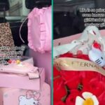 Assista ao vídeo de Moment Lady rejeitou presentes de desculpas de seu namorado