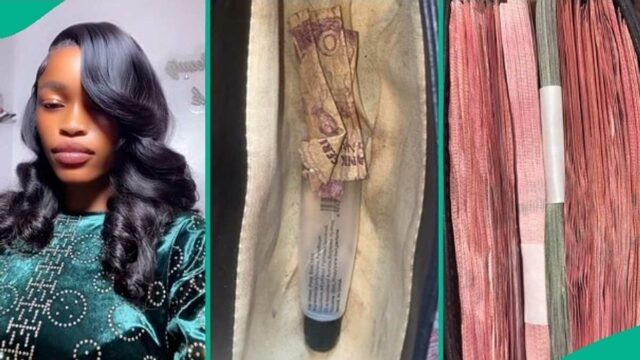 Assista ao vídeo de tendência como senhora que visitou o clube com apenas N100 e Lipgloss compartilha o que ela retornou com

