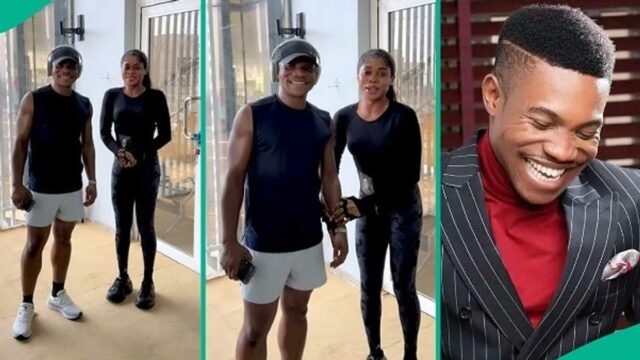 Assista ao vídeo de tendência da senhora nigeriana e pastor Jerry Eze na academia

