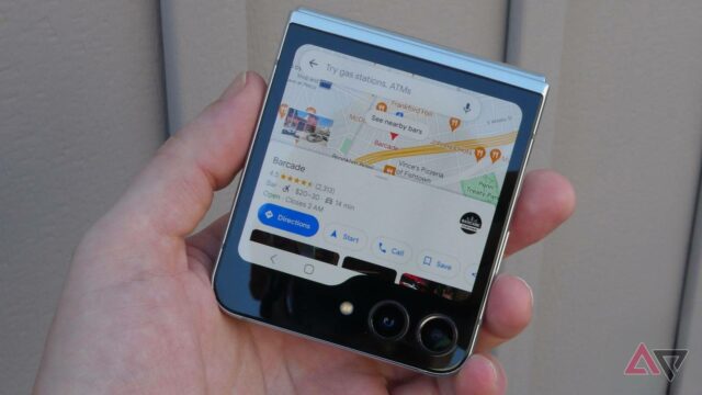 Atualizações ao vivo no Google Maps no Android 16 polegadas mais detalhadas para lançar 


