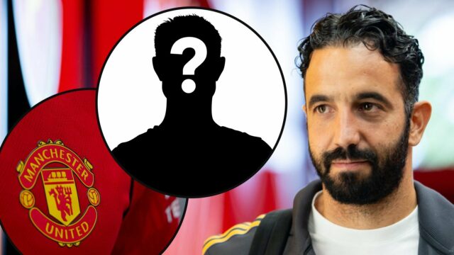 O gerente do Manchester United, Ruben Amorim, chega antes da partida da Premier League entre o Manchester United e o Burnley em Old Trafford em 2025 em Manchester, Inglaterra.