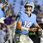 Backup QB Max Johnson Autora a história de bem-estar da terrível estréia da UNC de Bill Belichick