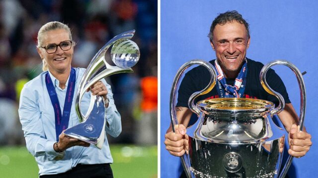 Ballon D'Or 2025: Wiegman, Enrique Win Johan Cruyff Prêmio para a linha do ano 

