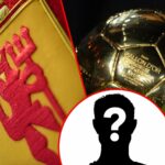 Uma visão detalhada do prêmio Ballon d'Or ganhado pelo meio -campista do Manchester City, Rodri, antes da partida da Premier League entre o Manchester City e o Tottenham Hotspur no Etihad Stadium em 2024 em Manchester, Inglaterra.
