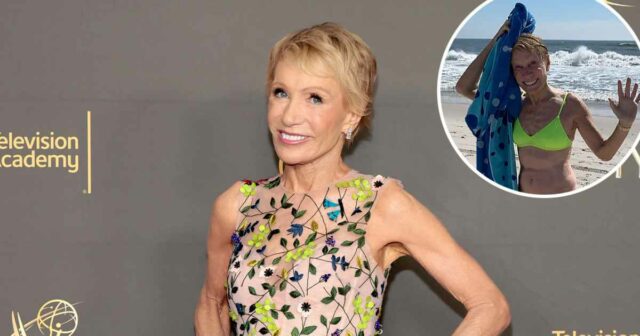 Barbara Corcoran atordoa em um biquíni