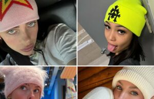 Bebês usando gorros para começar a perda! Beanie Babes