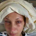 Bella Hadid no hospital
