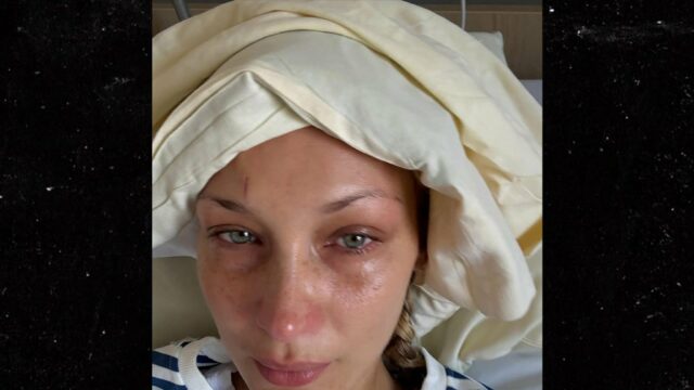 Bella Hadid no hospital