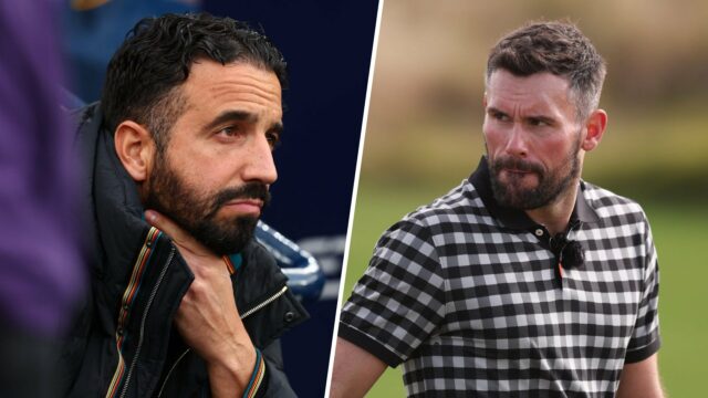 Ben Foster jogando golfe
