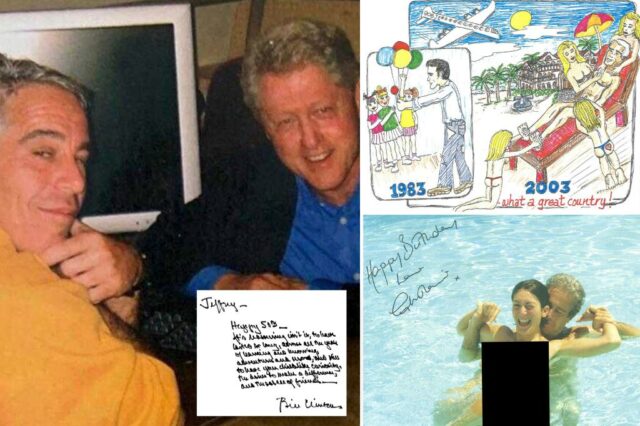 Bill Clinton Carta no livro de aniversário de Epstein 'entre novos arquivos divulgados pelo Comitê de Supervisão da Casa

