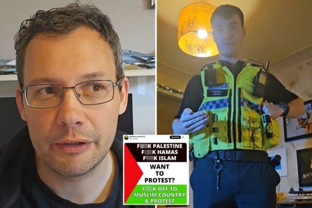 Blogger preso por compartilhar mete dizendo 'f - k hamas'

