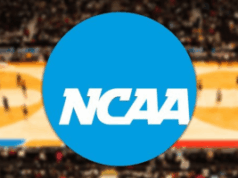 Ex-atleta estudante de basquete foi descoberto por ter violado as regras de apostas esportivas, diz NCAA A NCAA Boots joga os alunos depois que eles ganharam mais de US $ 16 mil apostando em si mesmos. Logotipo da NCAA no topo da imagem borrada do jogo de basquete