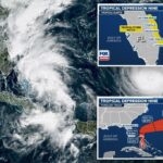 Brace dos EUA do sudeste como tempestade que se espera que o furacão Imelda reúne força