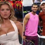 Brooks Nader aborda -se atrevido de Trysts com rivais de tênis Carlos Alcaraz e Jannik Sinner