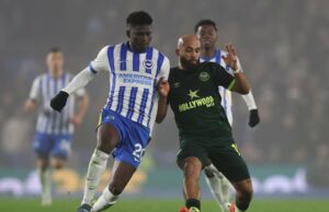 Bryan Mbeumo-Carlos Baleba Minuto encontrado como alvo masculino de UTD supera o obstáculo global Bryan Mbeumo, do Manchester United, olha