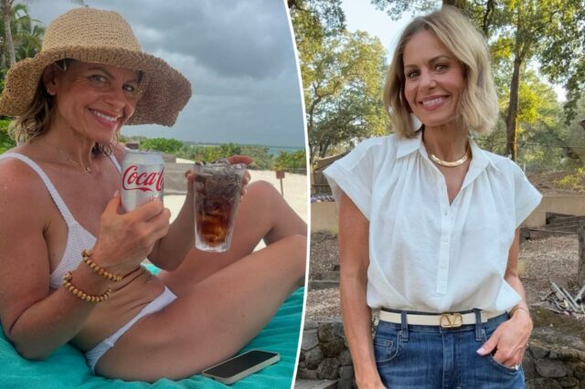 Candace Cameron Bure exclui a foto do maiô sobre a vergonha do corpo on -line: 'Não vale a pena'

