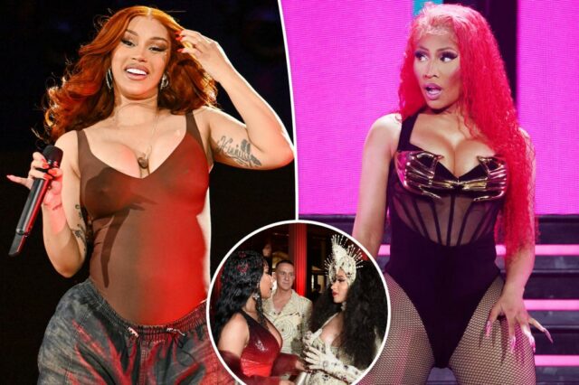 Cardi B e Nicki Minaj trocam farpas em outra guerra explosiva nas mídias sociais: 'Sentiu minha parte?'

