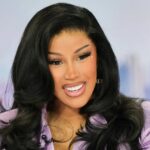 Cardi B na sala de destaque em Manhattan em 18 de setembro de 2025 em Nova York.