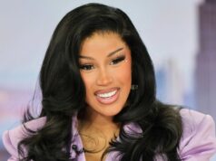 Cardi B dá à luz o bebê nº 4, primeiro com o namorado Stefon Diggs Cardi B na sala de destaque em Manhattan em 18 de setembro de 2025 em Nova York.