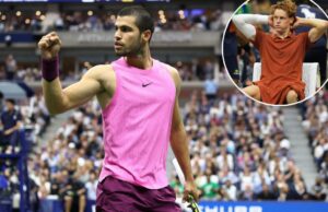 Carlos Alcaraz conquista Jannik Sinner para nos reivindicar abertos à medida que a rivalidade muda novamente Carlos Alcaraz comemora durante a final do US Open em 7 de setembro de 2025.
