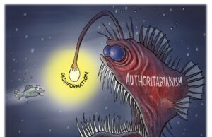 Cartoon: Desinformação Cartoon: Desinformação