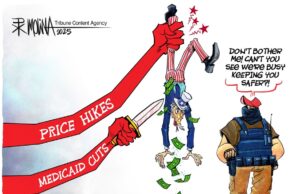 Cartoon: Mantendo você seguro Cartoon: Mantendo você seguro