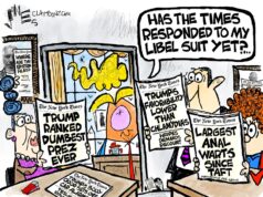 Cartoon: The Times Strikes Back Cartoon: The Times Strikes Back