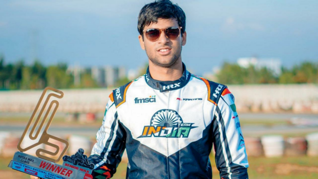 Casos Krish Primeira vitória no MECO FMSCI National Karting Champion 


