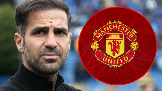 O técnico do Como Cesc Fabregas analisa durante a partida da Série A entre Como e o cremão no Stadio Giuseppe Sinigaglia em 2025 em Como, Itália.