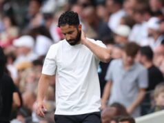 O aumento de lesões do Guy Utd para Manchester Derby certamente obrigaria a dura ligação telefônica de Ruben Amorim, ele precisa ser feroz Defensor do Manchester United Diogo Dalot em ação para Portugal