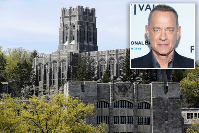 Tom Hanks na estréia de 