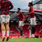 Victor Musa do Manchester United em ação durante a partida da Premier League International Cup entre o Manchester United U21 e o Athletic Club de Bilbao B em Old Trafford em 24 de setembro de 2025