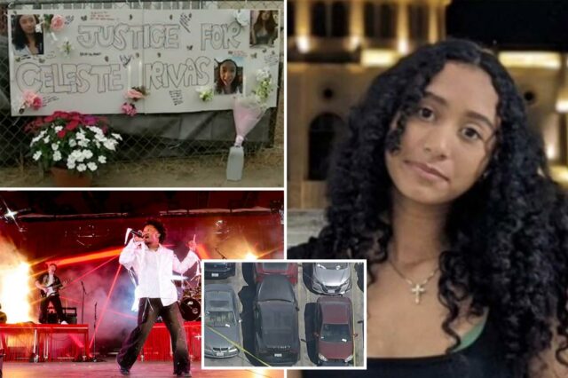 Cidade natal Vigil realizada para Celeste Rivas, menina de 15 anos encontrada desmembrada na parte de trás do Tesla de D4VD

