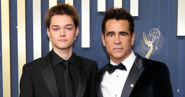 Colin Farrell e ainda mais estrelas que realmente trouxeram os membros da família às honras do Emmy 

