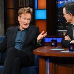 Conan O'Brien brinca, ele alertou Stephen Colbert para não "falar de fato ao poder" depois de sair da noite: ao longo do meu programa: "Eu realmente também não sabia que era o chefe de estado!"
