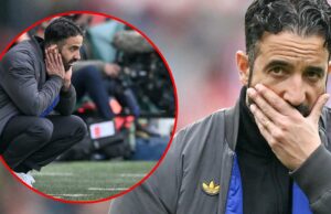 ‘Constantemente o mesmo …’ Ruben Amorim quebra o silêncio e envia uma mensagem para todos os jogadores do UTD masculino após 3-1 Brentford Loss Ruben Amorim parece desanimado durante a partida da Premier League entre Brentford e Manchester United no Gtech Community Stadium em 2025 em Brentford, Inglaterra.