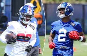 Cornerbacks do Giants Cor’dale Flott e Deonte Banks trancados em calor morto para ganhar o emprego final Cornerbacks do Giants Cor'dale Flott e Deonte Banks trancados em calor morto para ganhar o emprego final