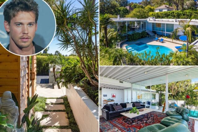 Dentro da casa de US $ 5,2 milhões, Austin Butler comprou de Brad Pitt - apenas alguns meses depois que os assaltantes se dividiram

