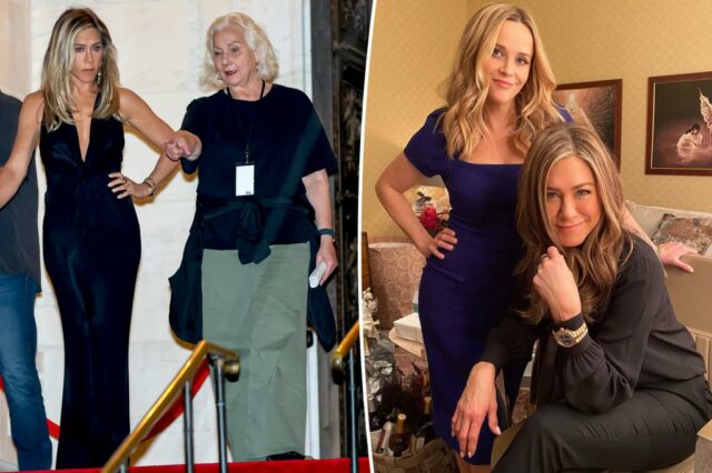 Dentro de Reese Witherspoon e a química 'palpável' de Jennifer Aniston em 'The Morning Show'

