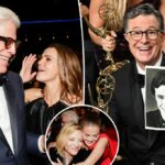 Ted Danson e Keri Russell participam do 77º Primetime Emmy Awards