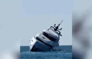 Desastre atinge o iate de luxo minutos em viagem Desastre atinge o iate de luxo minutos em viagem