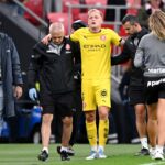 Donny van de Beek Down ferido contra o Athletic Club