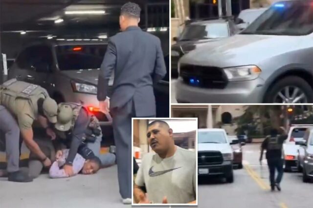 Driver de caminhão de reboque preso por roubar o veículo dos agentes de gelo enquanto eles lutavam para deter o influenciador de Tiktok

