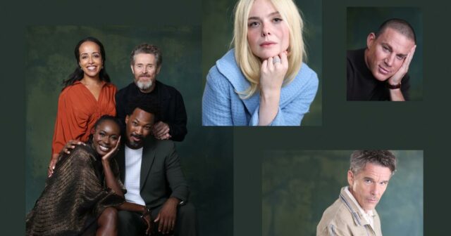 Elle Fanning, Ethan Hawke e Channing Tatum navegam pela oficina do LA Times no TIFF 

