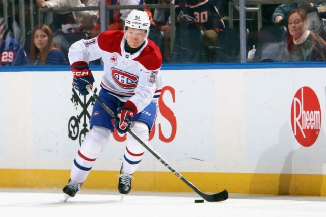 Emil Heineman, que jogou suas duas últimas temporadas com Montreal, disse que está emocionado por estar com os ilhéus quando se encontrou com a mídia em 13 de setembro de 2025.