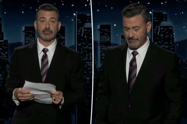 Emocional Jimmy Kimmel é sufocado depois de retornar da suspensão da ABC

