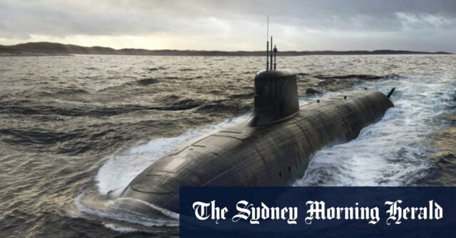 O USS North Dakota, um barco da classe da Virgínia do tipo Austrália, adquiriria sob Aukus.