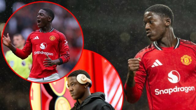 O meio -campista da Inglaterra, Kobbie, em ação, durante a partida da Premier League entre o Manchester United e o Chelsea em Old Trafford, em 2025, em Manchester, Inglaterra.